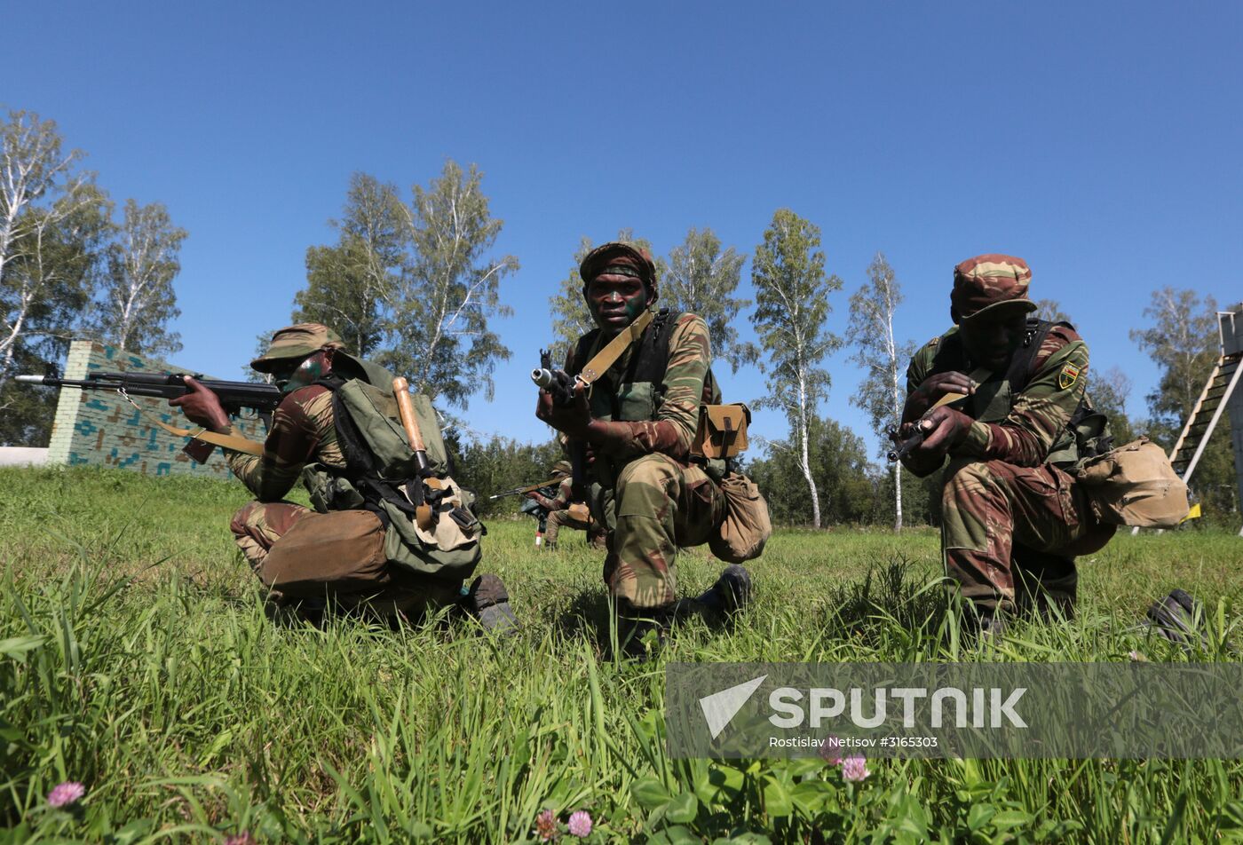 Army Scout Masters international contest in Novosibirsk Region