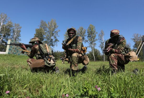 Army Scout Masters international contest in Novosibirsk Region