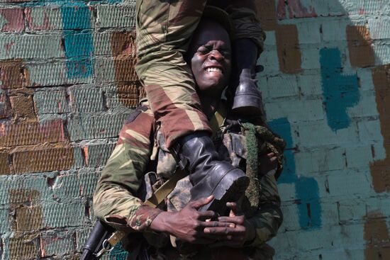 Army Scout Masters international contest in Novosibirsk Region
