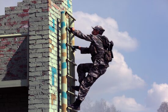 Army Scout Masters international contest in Novosibirsk Region