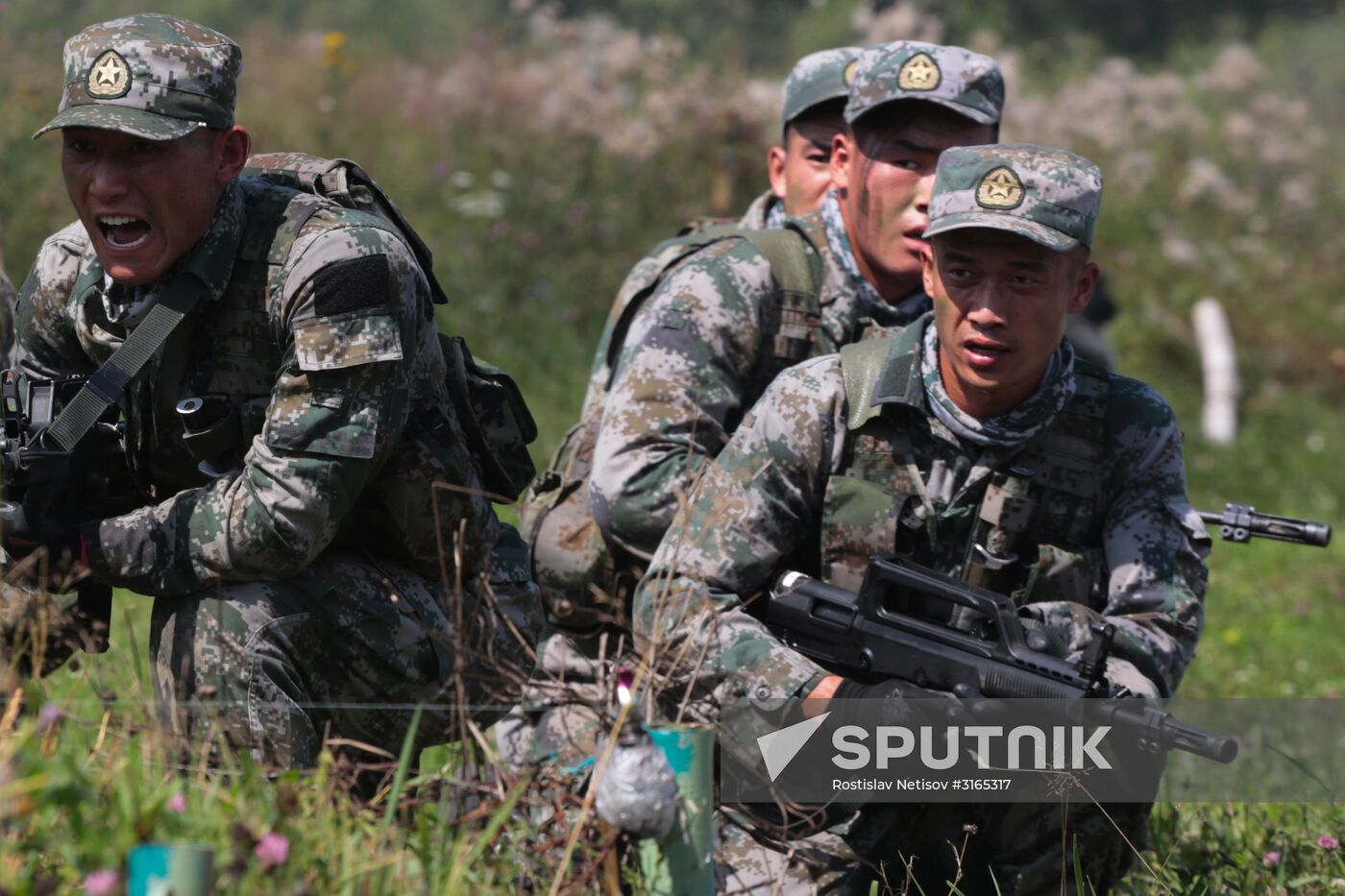Army Scout Masters international contest in Novosibirsk Region