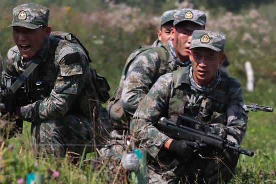 Army Scout Masters international contest in Novosibirsk Region