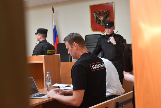 Simonovsky Court hears Alexei Navalny's case