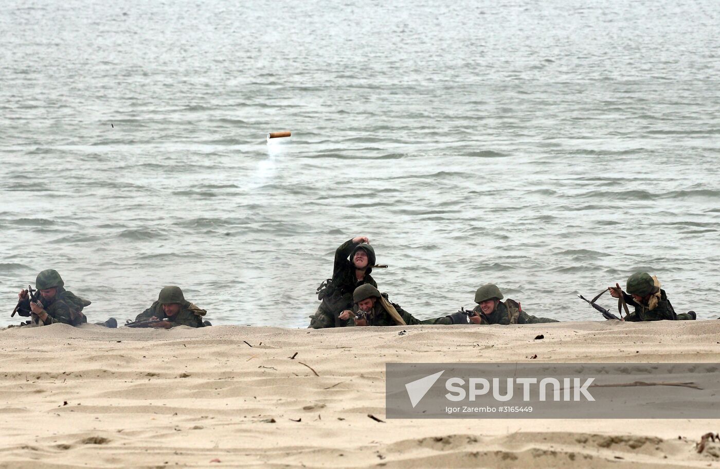 Tactical drill on air- and sea-borne assault in Kaliningrad Region