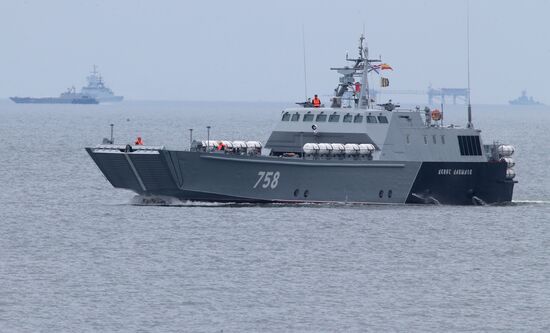 Tactical drill on air- and sea-borne assault in Kaliningrad Region