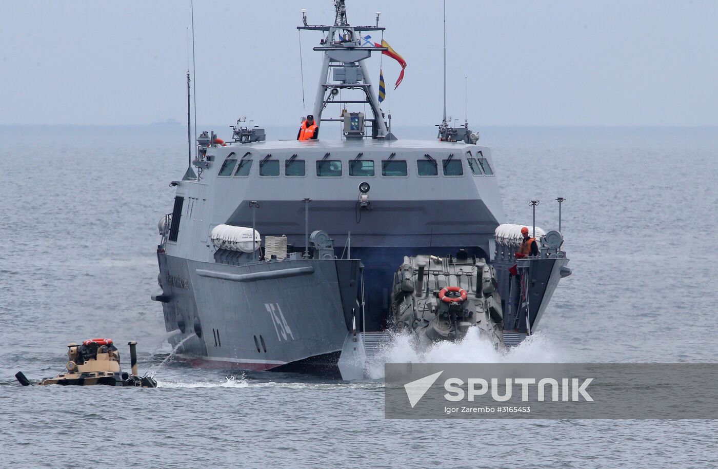 Tactical drill on air- and sea-borne assault in Kaliningrad Region