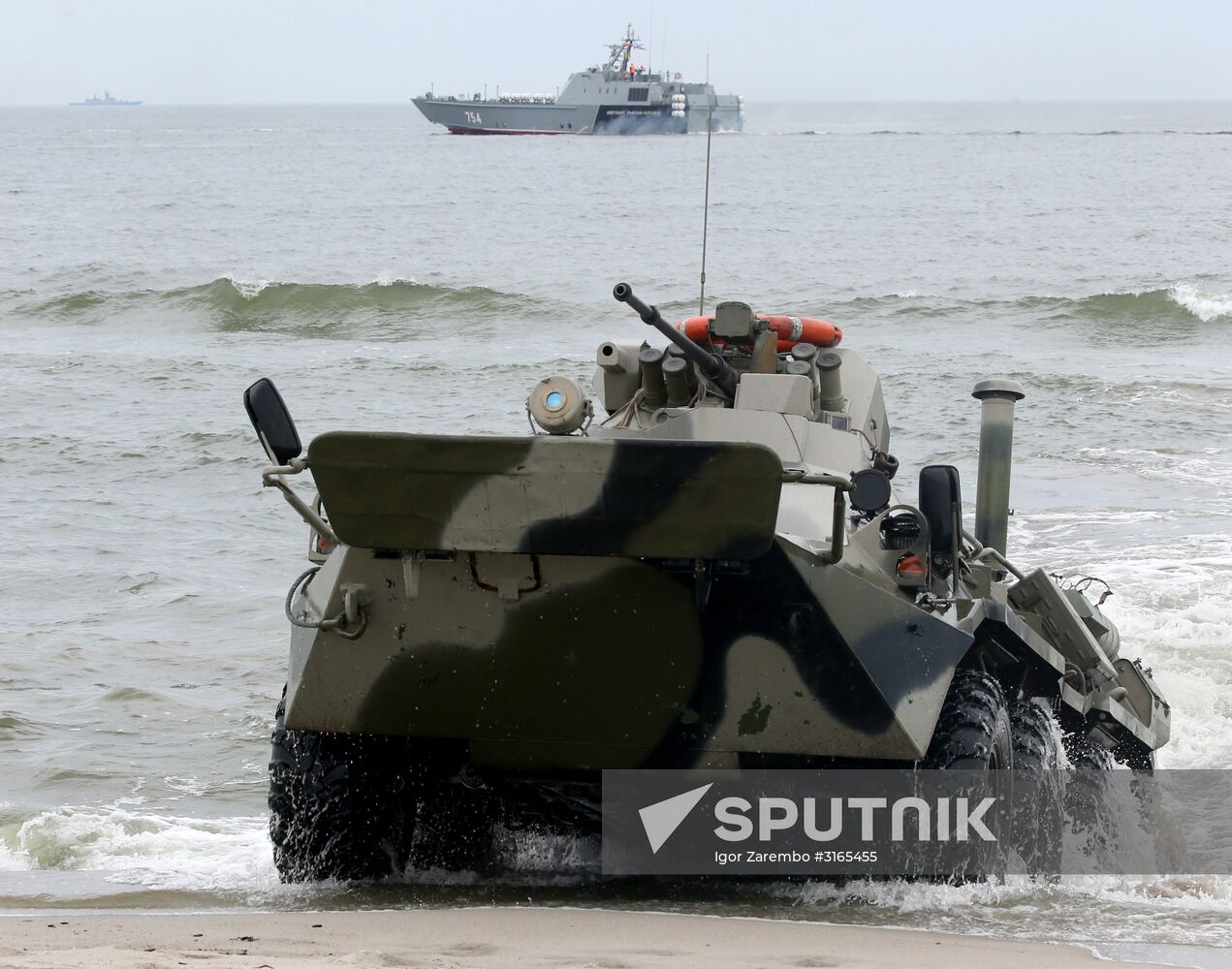 Tactical drill on air- and sea-borne assault in Kaliningrad Region