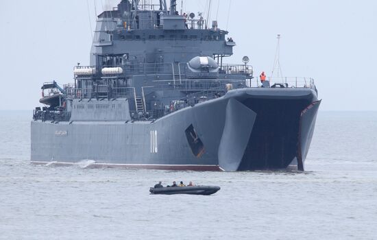 Tactical drill on air- and sea-borne assault in Kaliningrad Region