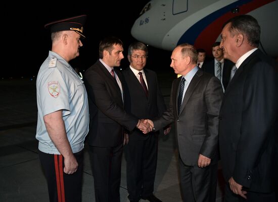 President Vladimir Putin's working trip to Buryatia