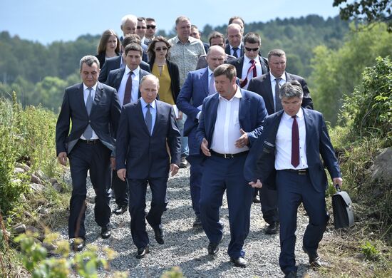 President Vladimir Putin's working trip to Buryatia
