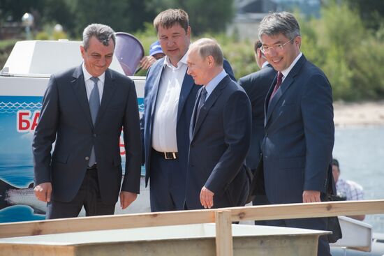 President Vladimir Putin's working trip to Buryatia