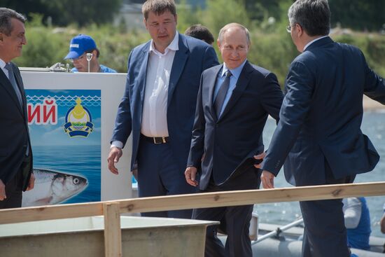President Vladimir Putin's working trip to Buryatia