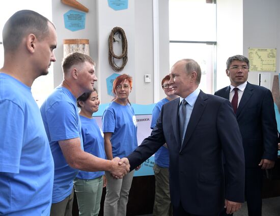 President Vladimir Putin's working trip to Buryatia
