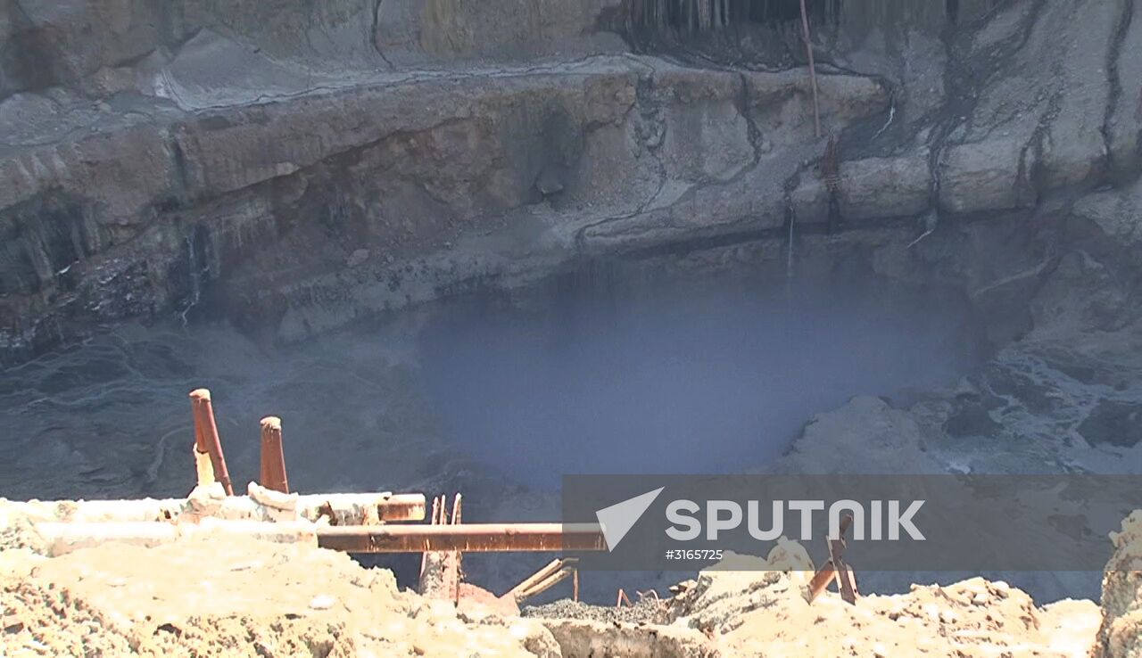 Mir diamond mine accident in Yakutia