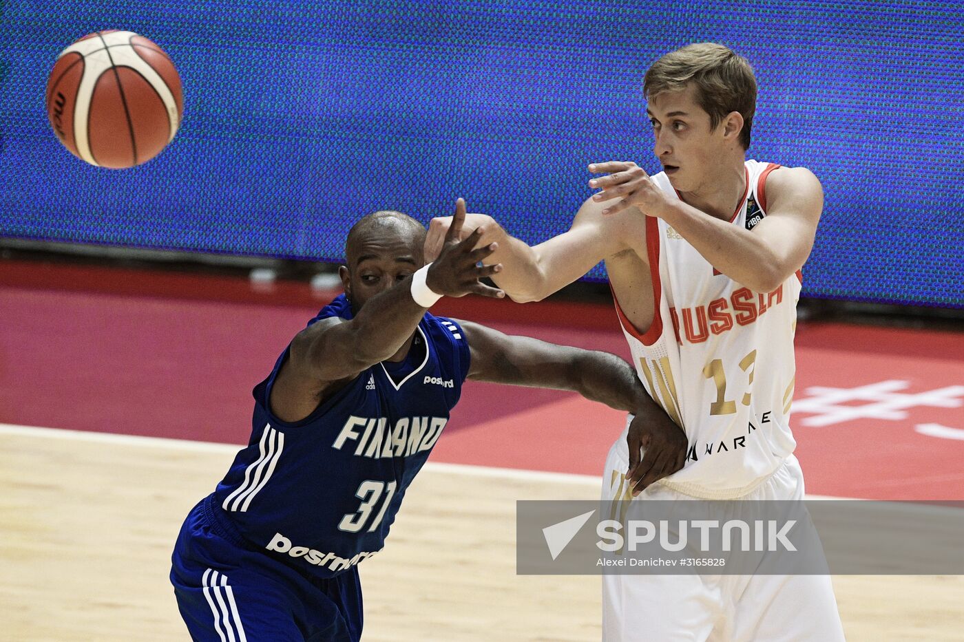 International basketball tournament "Kondrashin and Belov Cup." Russia vs. Finland