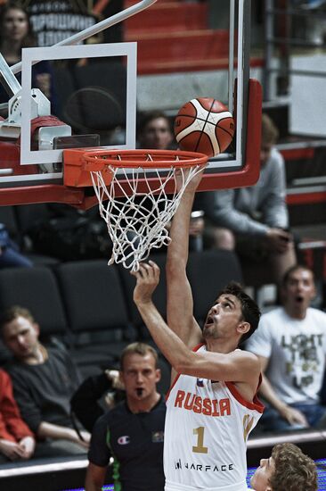 International basketball tournament "Kondrashin and Belov Cup." Russia vs. Finland