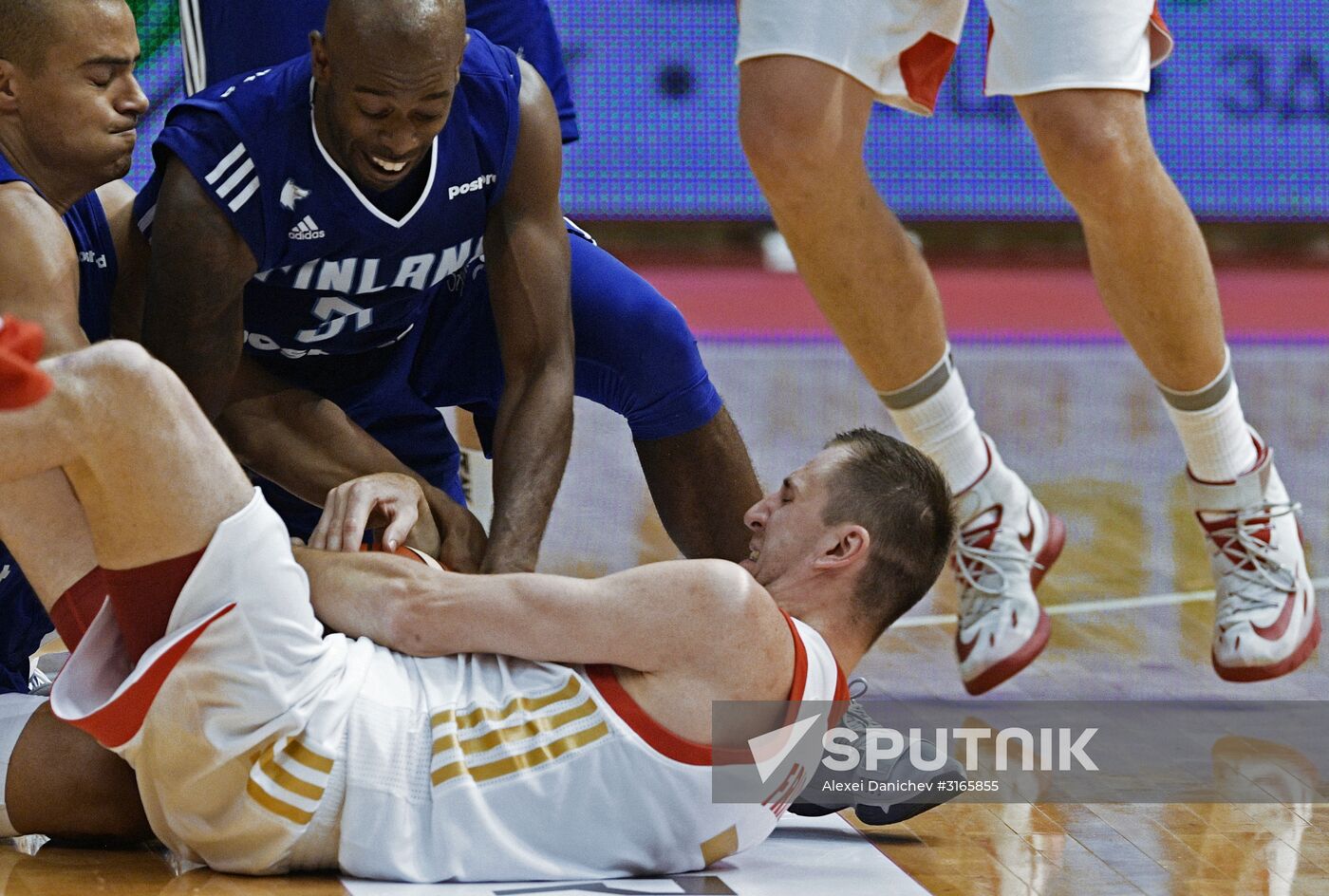 International basketball tournament "Kondrashin and Belov Cup." Russia vs. Finland