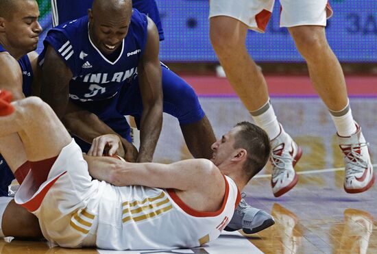 International basketball tournament "Kondrashin and Belov Cup." Russia vs. Finland
