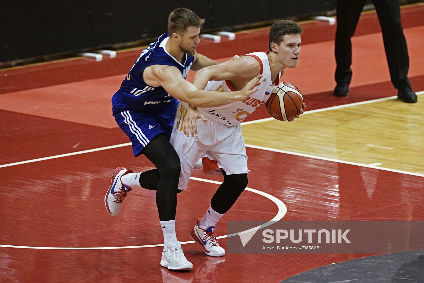 International basketball tournament "Kondrashin and Belov Cup." Russia vs. Finland