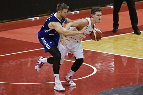 International basketball tournament "Kondrashin and Belov Cup." Russia vs. Finland