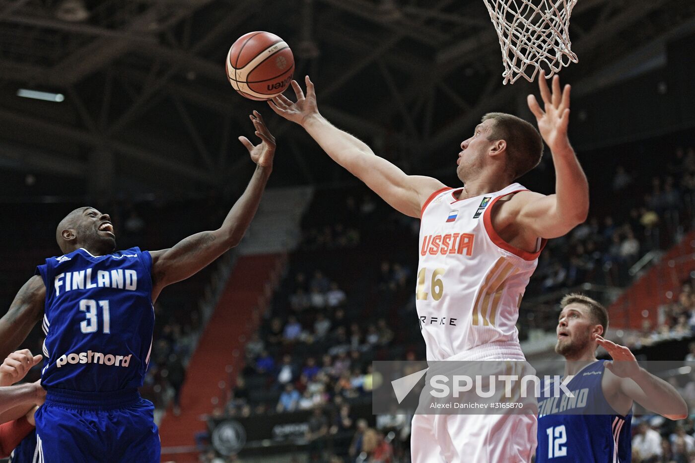 International basketball tournament "Kondrashin and Belov Cup." Russia vs. Finland