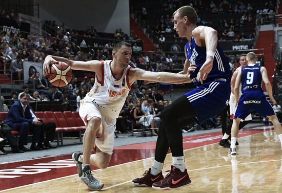 International basketball tournament "Kondrashin and Belov Cup." Russia vs. Finland