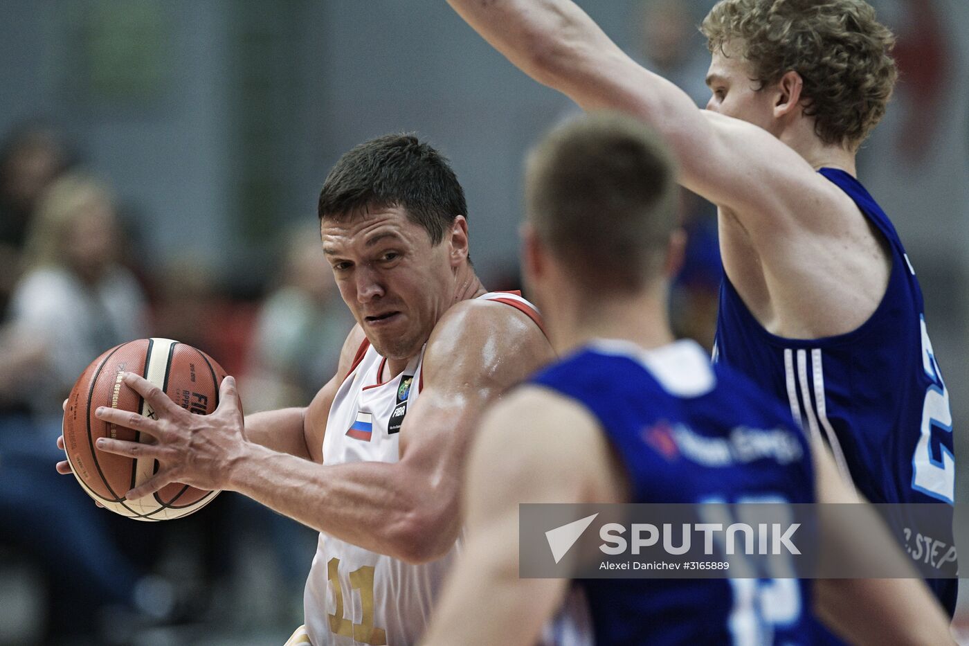 International basketball tournament "Kondrashin and Belov Cup." Russia vs. Finland