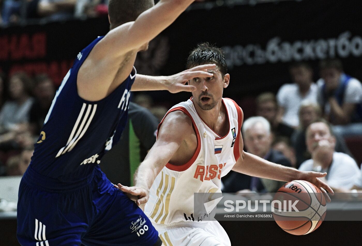 International basketball tournament "Kondrashin and Belov Cup." Russia vs. Finland