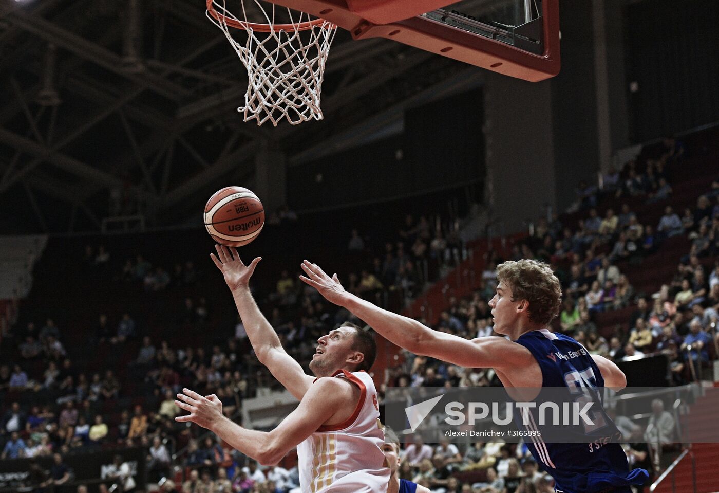 International basketball tournament "Kondrashin and Belov Cup." Russia vs. Finland