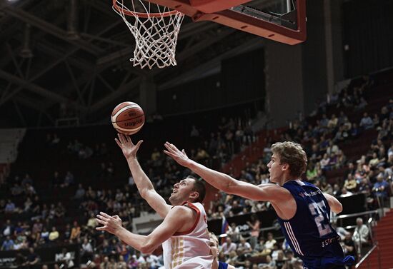 International basketball tournament "Kondrashin and Belov Cup." Russia vs. Finland
