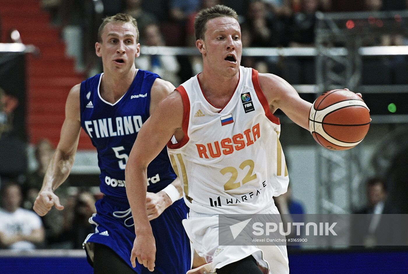 International basketball tournament "Kondrashin and Belov Cup." Russia vs. Finland