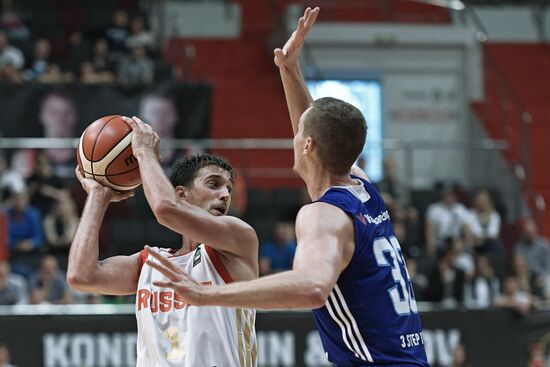 International basketball tournament "Kondrashin and Belov Cup." Russia vs. Finland