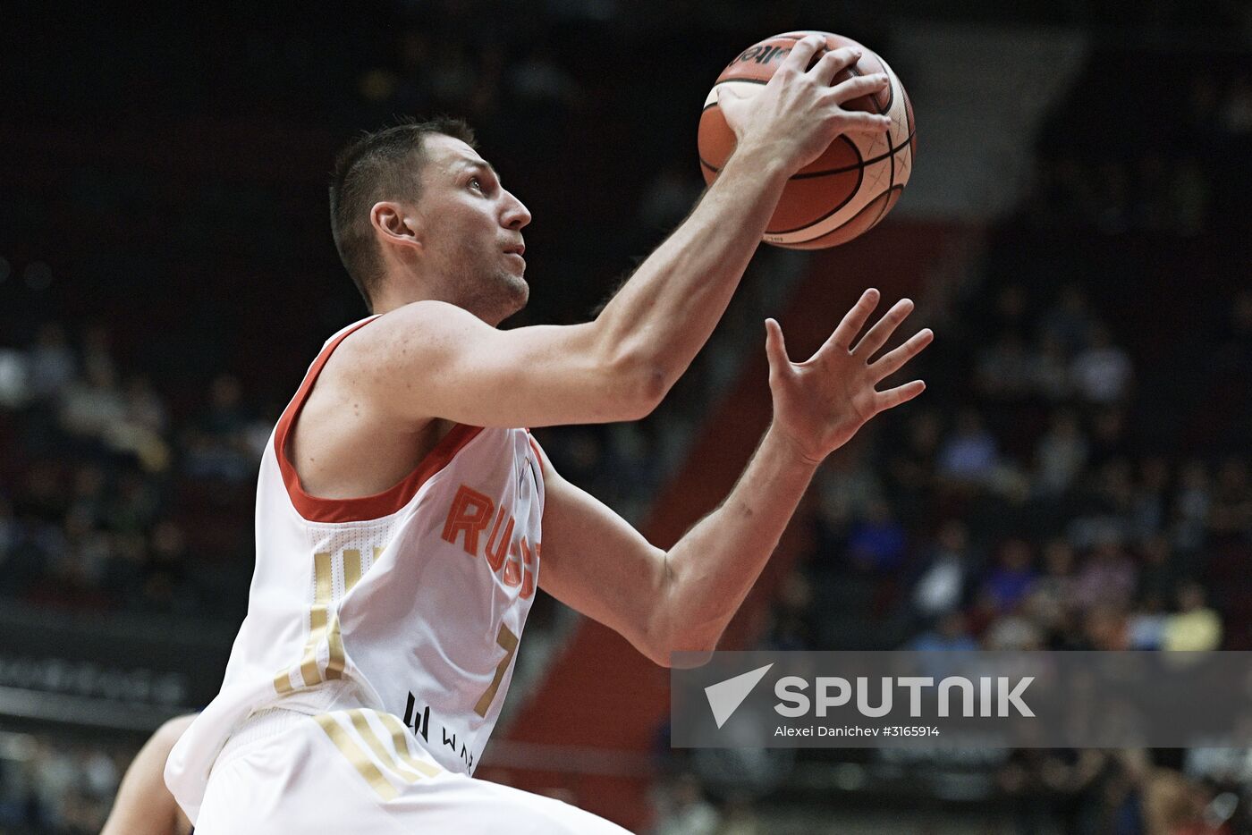 International basketball tournament "Kondrashin and Belov Cup." Russia vs. Finland