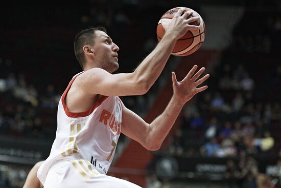 International basketball tournament "Kondrashin and Belov Cup." Russia vs. Finland