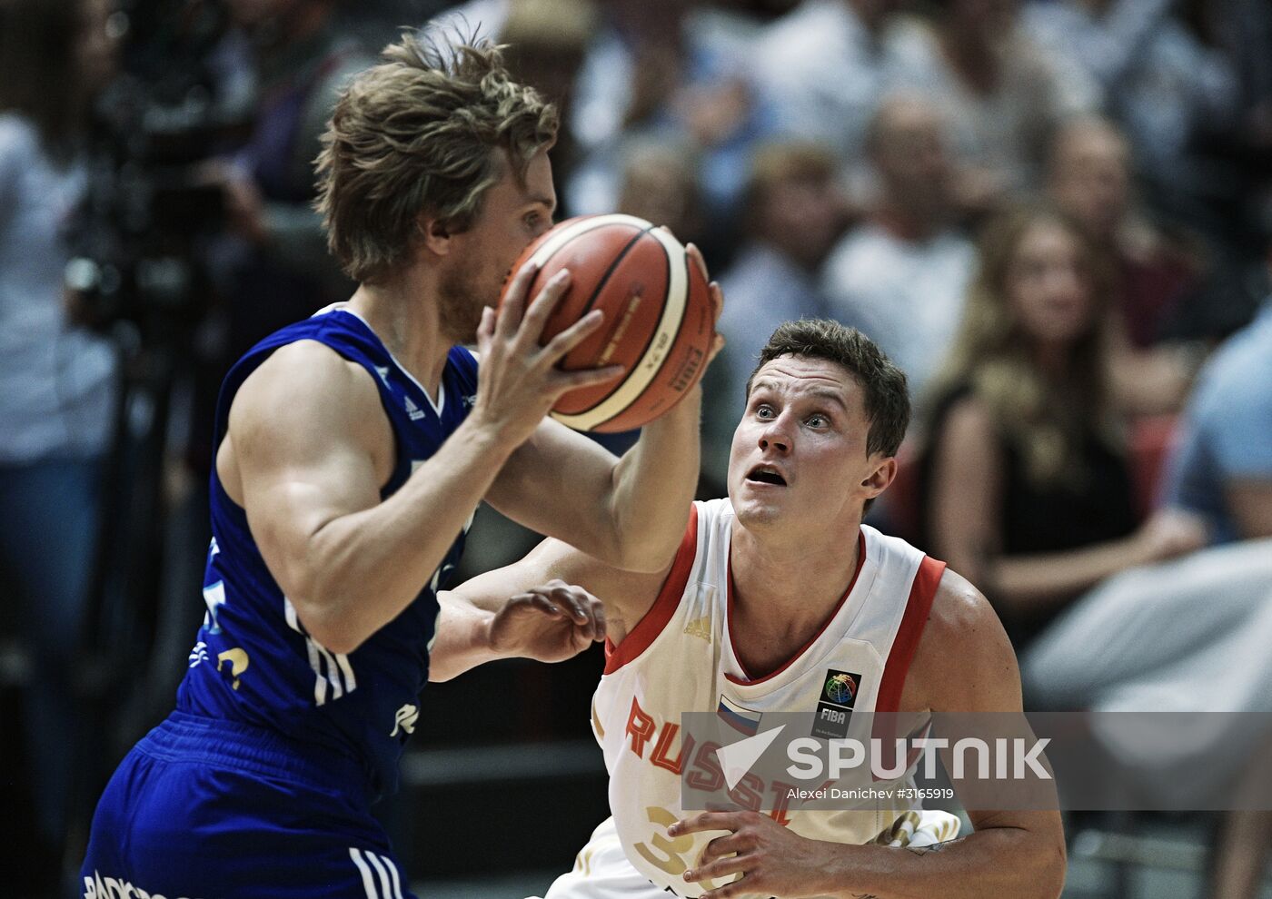 International basketball tournament "Kondrashin and Belov Cup." Russia vs. Finland