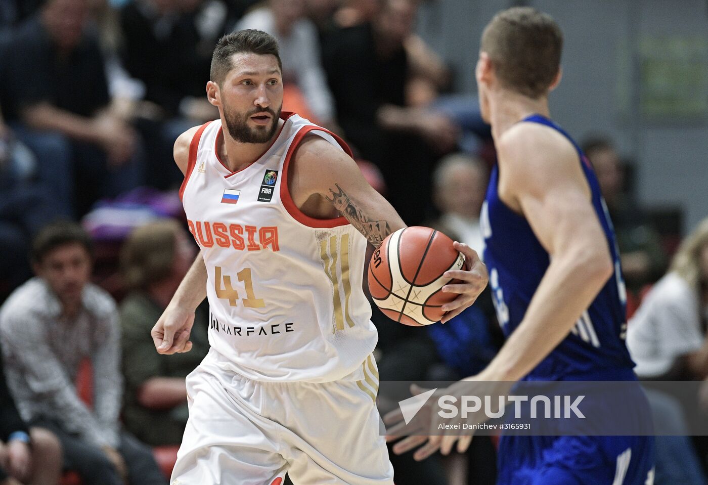 International basketball tournament "Kondrashin and Belov Cup." Russia vs. Finland
