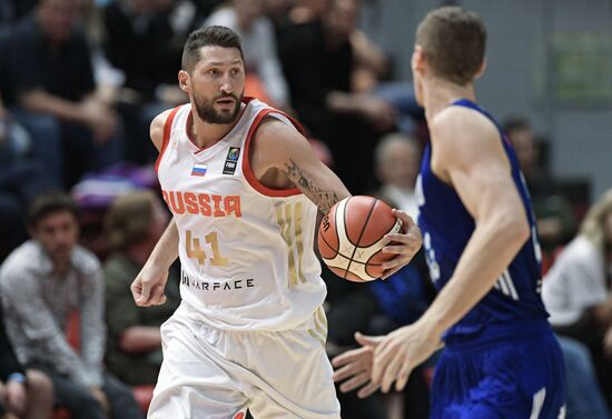 International basketball tournament "Kondrashin and Belov Cup." Russia vs. Finland