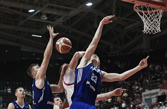 International basketball tournament "Kondrashin and Belov Cup." Russia vs. Finland
