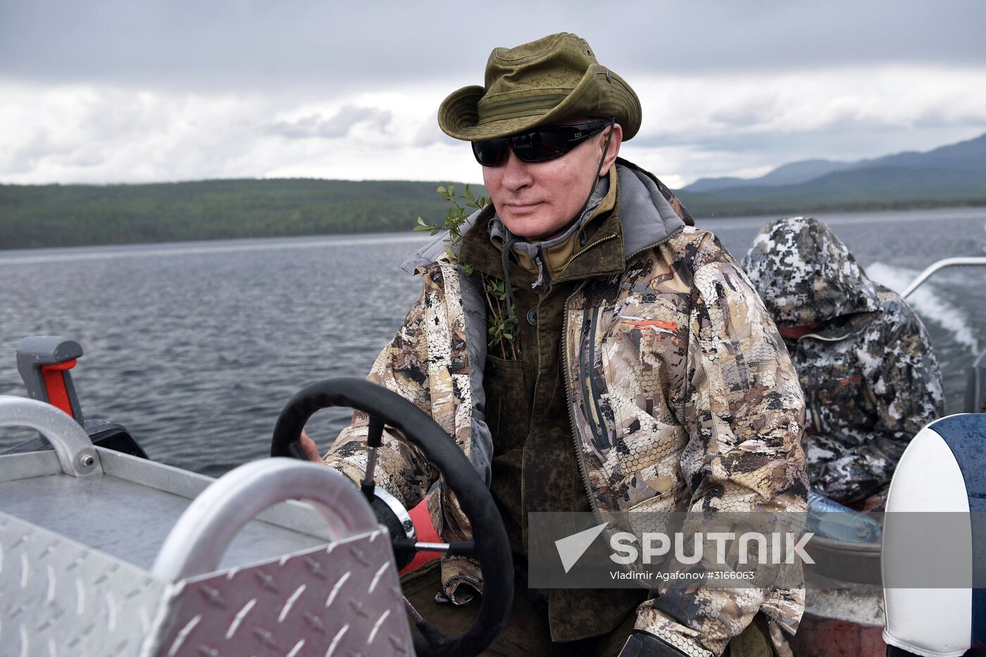 Russian President Vladimir Putin on vacation in Republic of Tyva