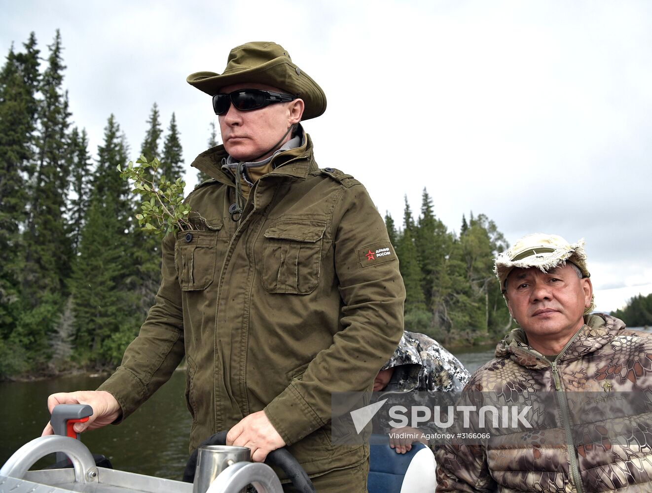 Russian President Vladimir Putin on vacation in Republic of Tyva