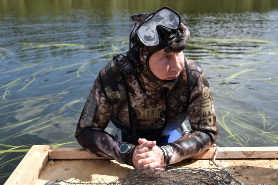 Russian President Vladimir Putin on vacation in Republic of Tyva