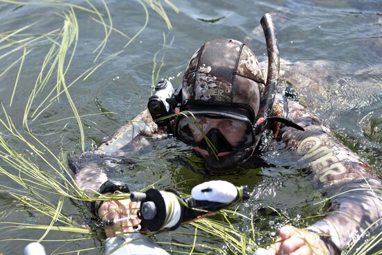 Russian President Vladimir Putin on vacation in Republic of Tyva