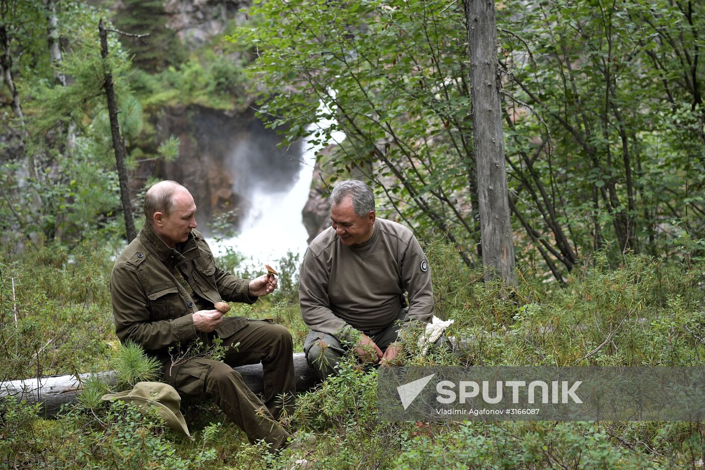 Russian President Vladimir Putin on vacation in Republic of Tyva