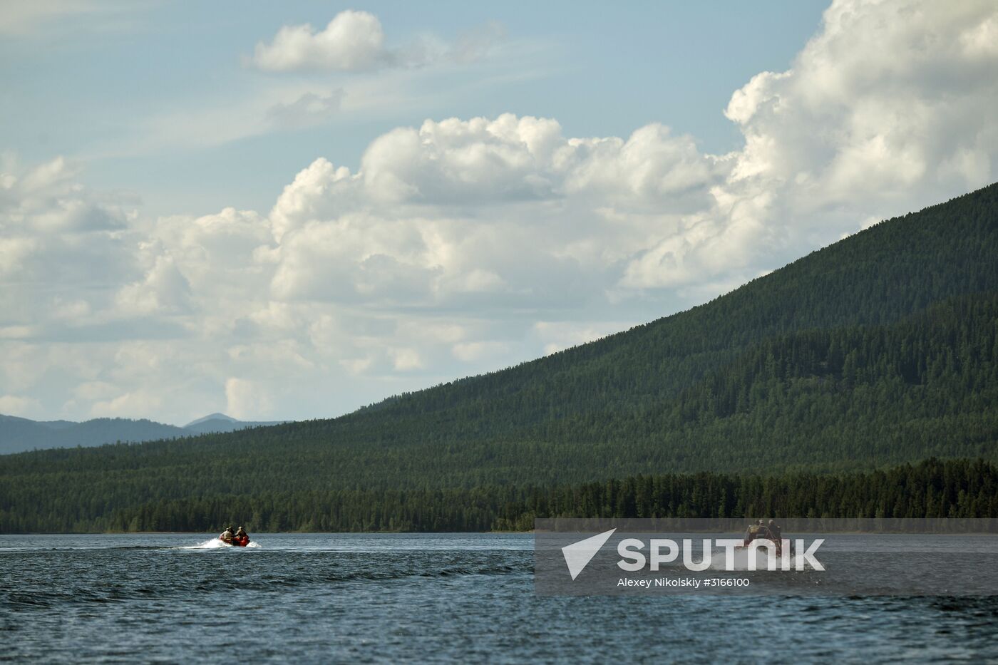 Russian President Vladimir Putin on vacation in Republic of Tyva