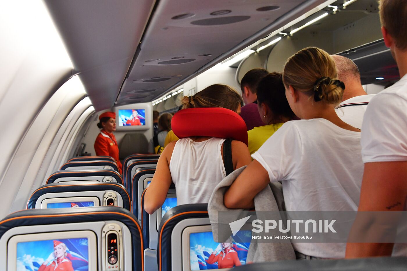 Aeroflot passengers