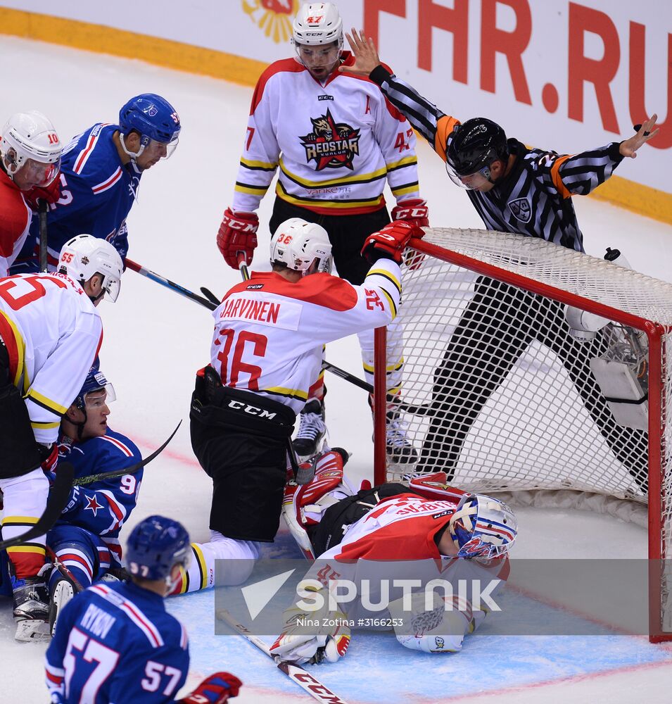 Ice hockey. Sochi Hockey Open. SKA vs. Kunlun Red Star