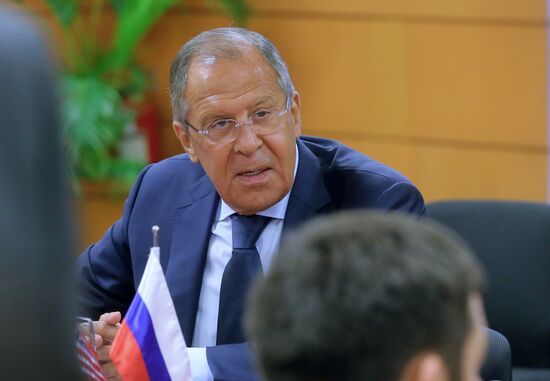 Russian Foreign Minister Sergei Lavrov visits Philippines