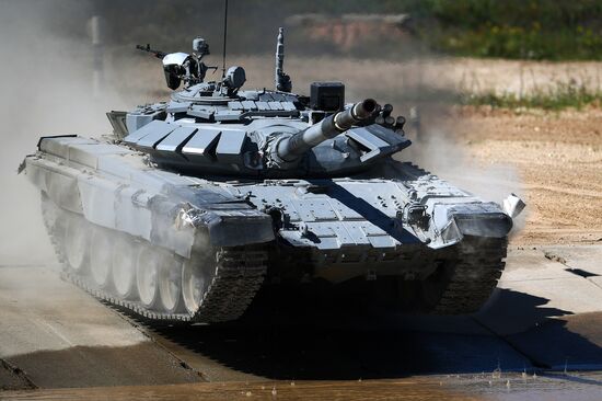 Tank Biathlon: Individual Race competition. Stage one. Day nine