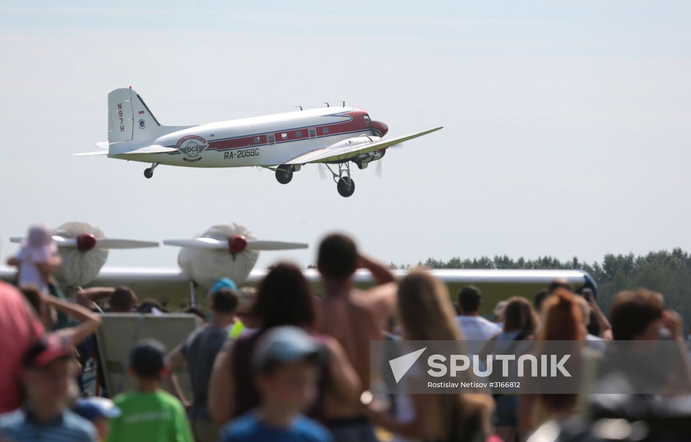 Air show in Novosibirsk Region