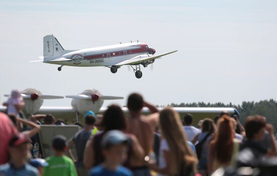 Air show in Novosibirsk Region